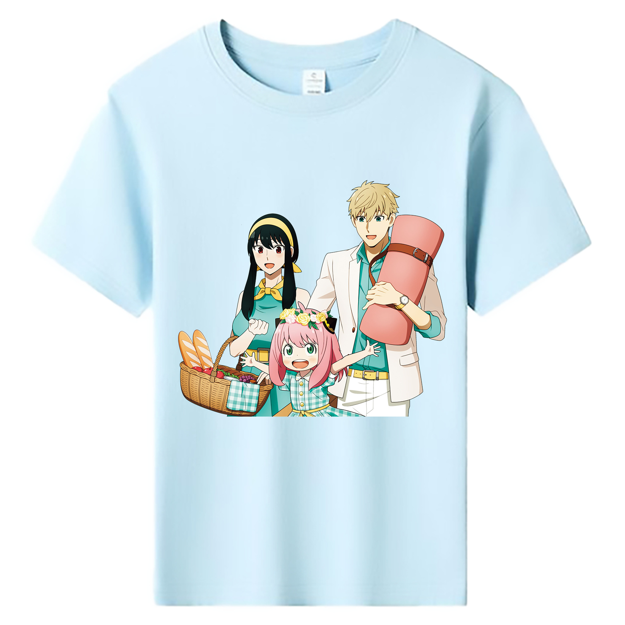 （画像用） SPY×FAMILY间谍家家酒 綿100％キッズTシャツ（フロントプリント）